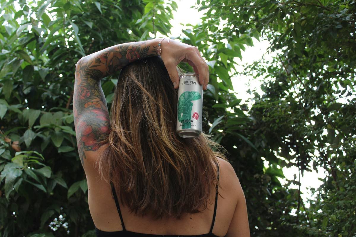 Girl with beer